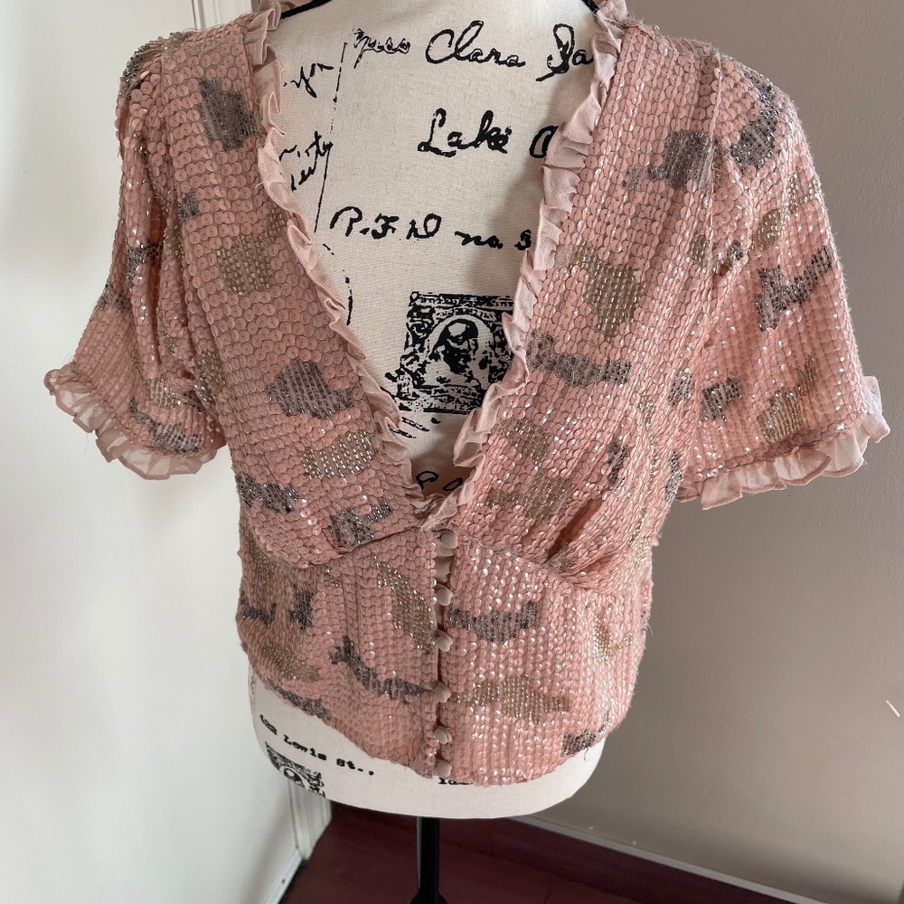 Anthropologie Forever That Girl sequin top